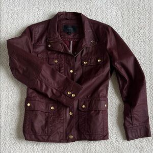 J. Crew Women's Deep Burgundy Utility Jacket